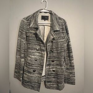 Hurley Black and Gray Women's Trench Coat